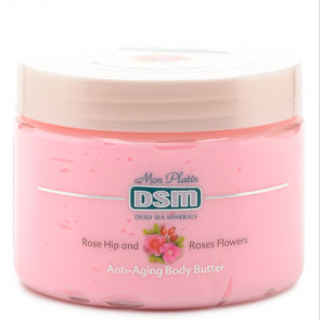 Крем для тела предотвращающий старение кожи с розой и шиповником Mon Platin DSM Anti-aging Body Butter Rose Hip and Roses Flower